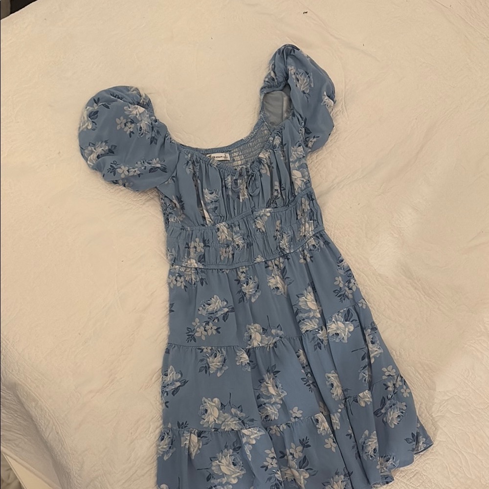 Hollister Blue Floral Dress